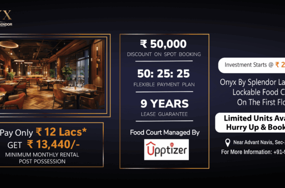 Onyx Food Court – Noida’s Best Business Investment